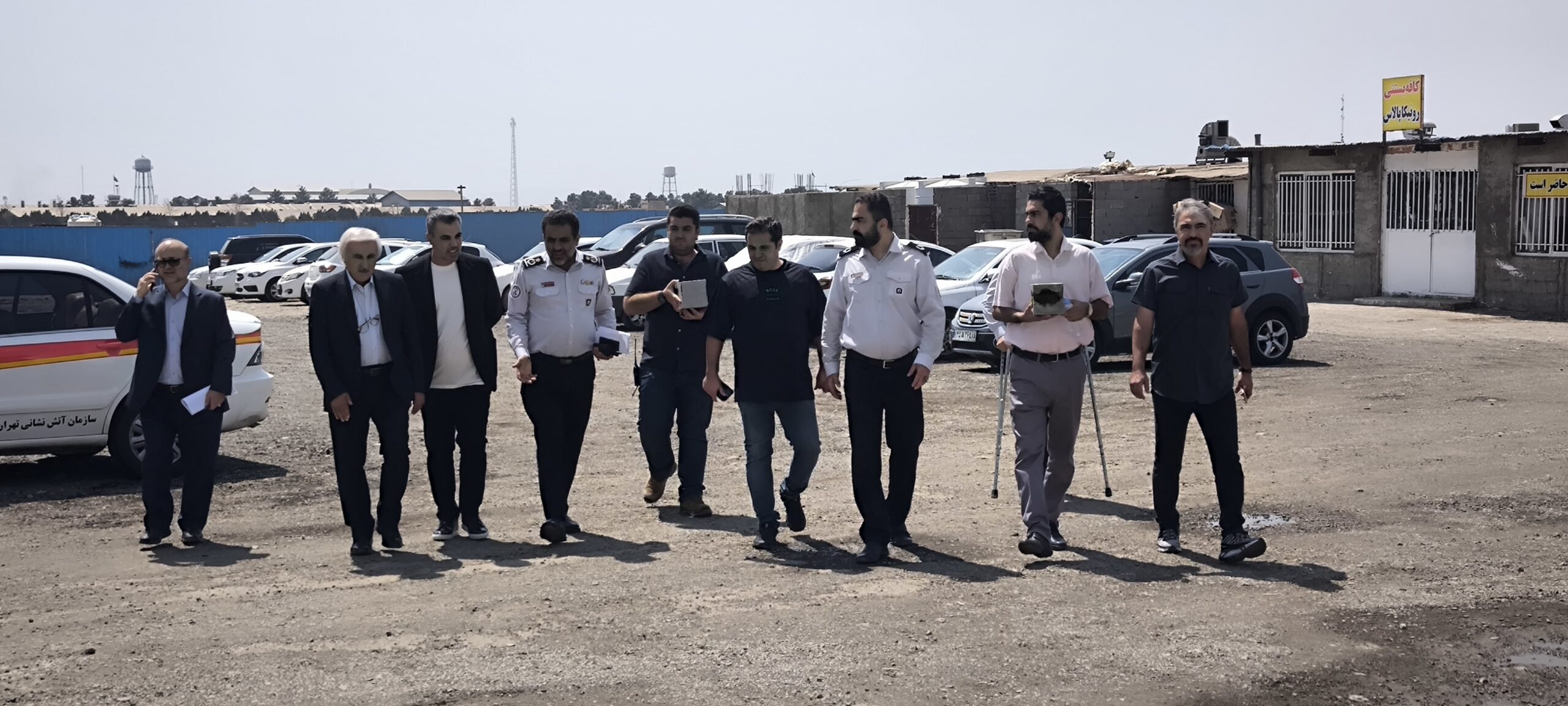 بازدید از از بخش نظارت عالی پروژه رونیکا پالاس آتش نشانیدر مورخ ۱۴۰۴/۰۶/۰۶