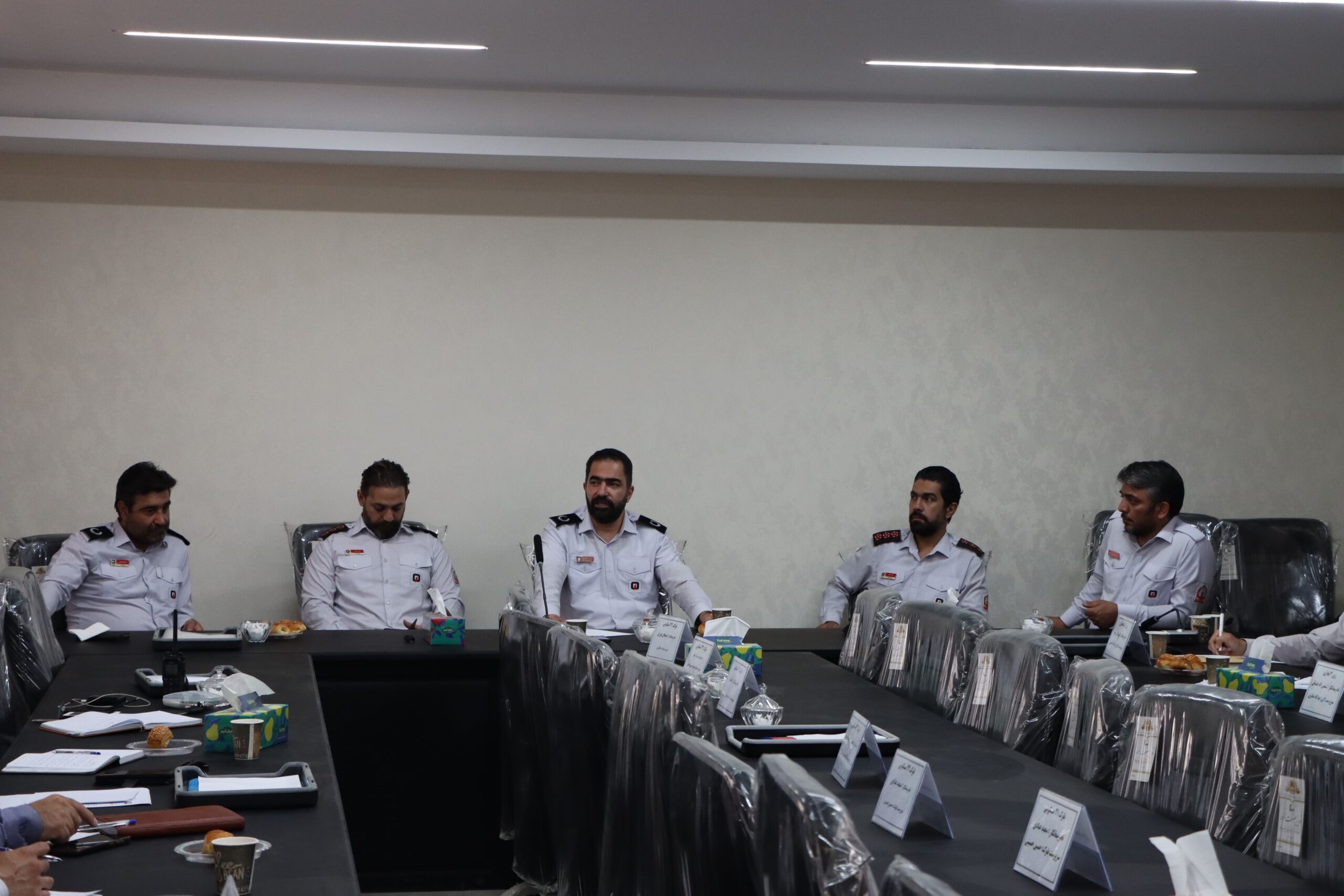 هفتمین جلسه‌ هیئت مدیره تعاونی مسکن با رابطین اطلاع رسانی معاونت ها و مناطق عملیاتی سازمان آتش نشانی در تاریخ ۱۴۰۴/۰۶/۰۵